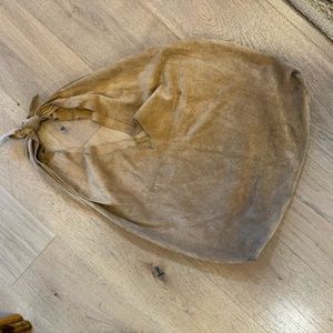 The Row Bindle tote (Beige Suede) OK condition